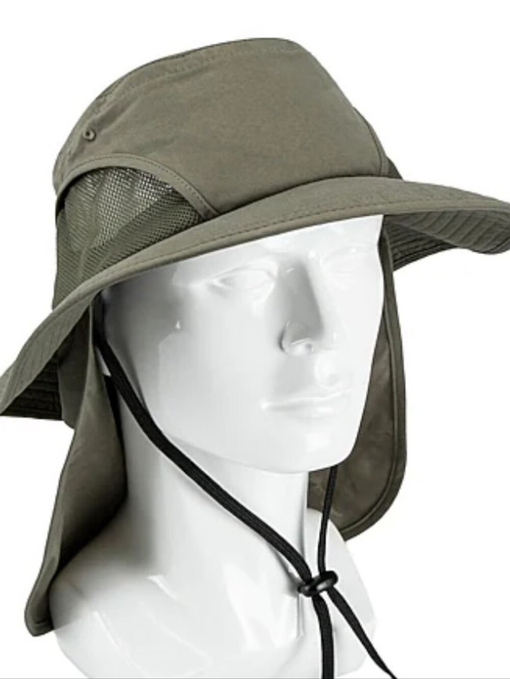 Totes Olive Green Men's Sun Hat with  Neck Flap. Spf 50 , NWT